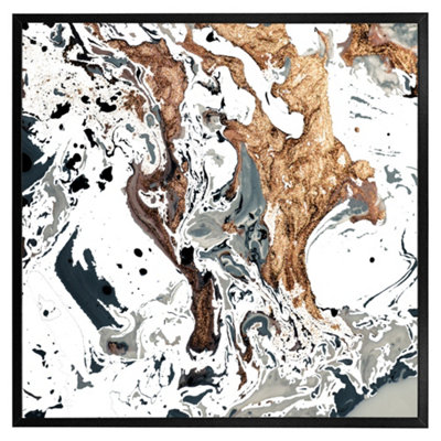 Andrew Lee Bronze Marble (Picutre Frame) / 30X30" / Oak from B&Q