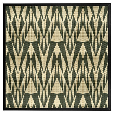 Andrew Lee Geo Pattern (Picutre Frame) / 30X30" / Black