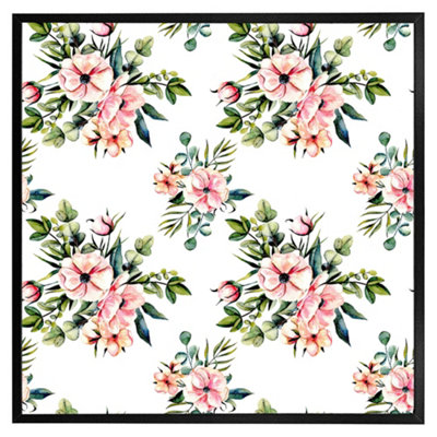 Andrew Lee Watercolour Plants (Picutre Frame) / 12X12" / Grey from B&Q