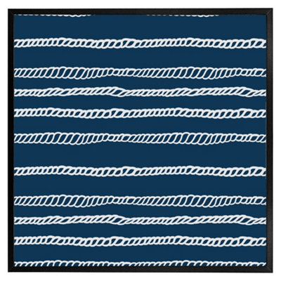 Andrew Lee Rope (Picutre Frame) / 12X12" / Black from B&Q