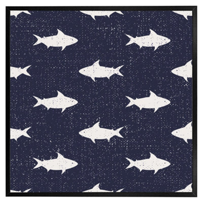 Andrew Lee Fish (Picutre Frame) / 16X16" / Oak from B&Q