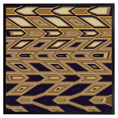 Andrew Lee Geometric Tiles (Picutre Frame) / 12X12" / Oak from B&Q