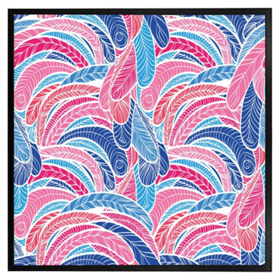 Andrew Lee Boho Pink (Picutre Frame) / 24X24" / Oak from B&Q