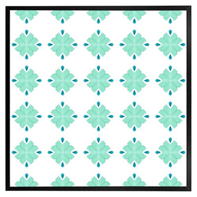 Andrew Lee Green Uncommon Boho Chic Summer Design (Picutre Frame) / 16X16" / Oak from B&Q