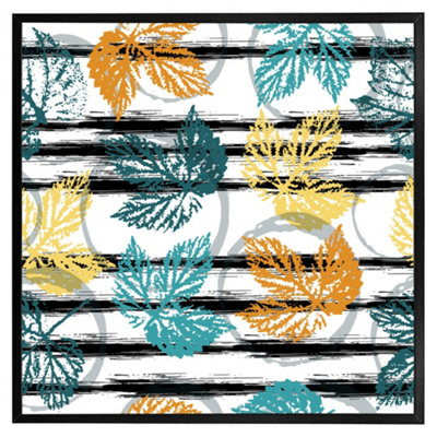 Andrew Lee Natural Autumn (Picutre Frame) / 30X30" / White from B&Q