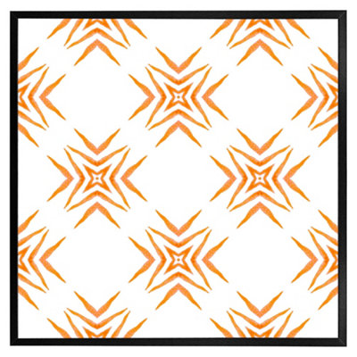 Andrew Lee Orange Ravishing Boho Chic (Picutre Frame) / 16X16" / Brown from B&Q
