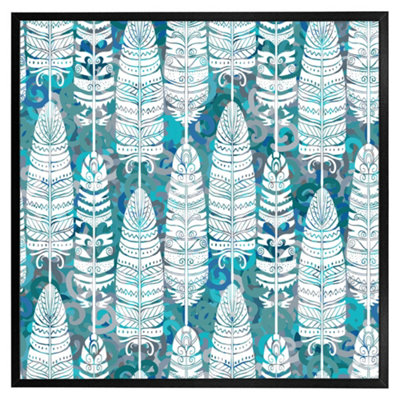 Andrew Lee Tribal Art Animal (Picutre Frame) / 12X12" / Grey from B&Q