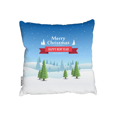 Andrew Lee Merry Christmas Cover Art (Cushion) / 45Cm X 45Cm from B&Q