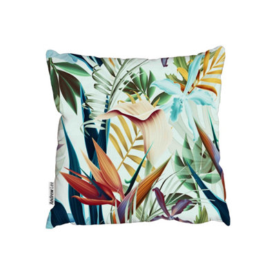 Andrew Lee Cushions Tropical Flower (Cushion) / 45Cm X 45Cm from B&Q
