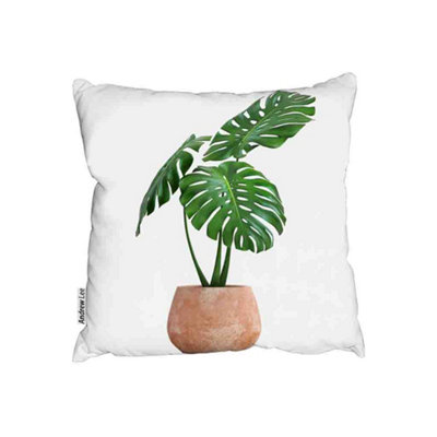 Andrew Lee Monstera Cushion / 45Cm X 45Cm from B&Q