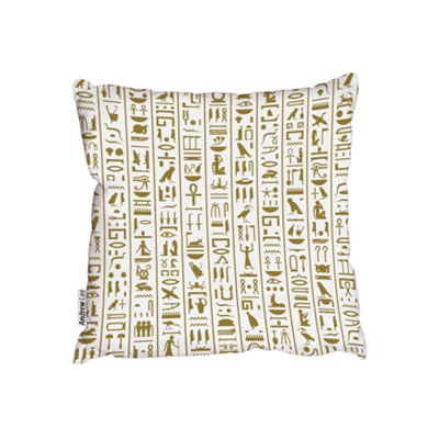 Andrew Lee CushionsAncient Egyptian Hieroglyphs Cushion (Cushion) / 60Cm X 60Cm from B&Q
