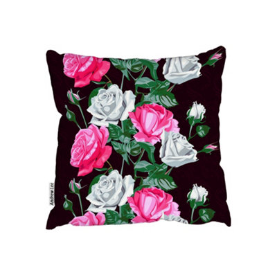Andrew Lee CushionsPattern Of Pink And White Flowers (Cushion) / 60Cm X 60Cm from B&Q