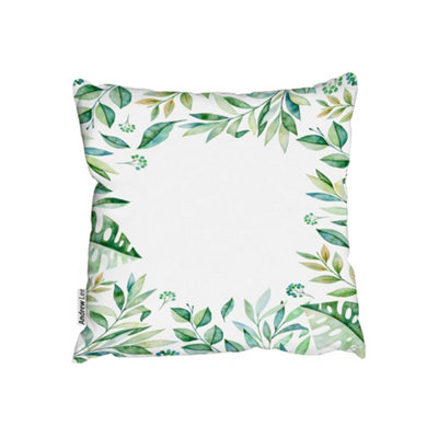 Andrew Lee CushionsLight Botanical Leaves (Cushion) / 45Cm X 45Cm from B&Q