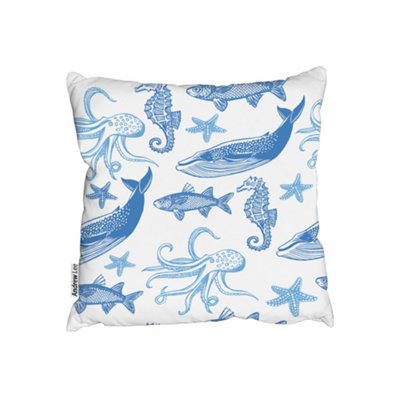 Andrew Lee CushionsSealife (Cushion) / 60Cm X 60Cm from B&Q