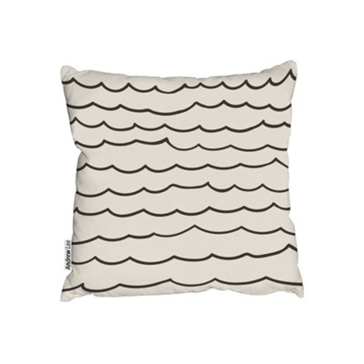 Andrew Lee CushionsWave Lines (Cushion) / 45Cm X 45Cm from B&Q