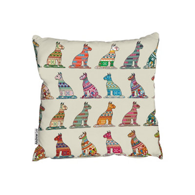 Andrew Lee CushionsEgyptian Cats (Cushion) / 60Cm X 60Cm from B&Q