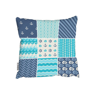 Andrew Lee CushionsNautical Tiles (Cushion) / 45Cm X 45Cm from B&Q