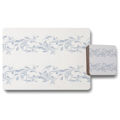 Andrew Lee Decorative Swirls And Flowers (Placemat & Coaster Set) / Default Title from B&Q