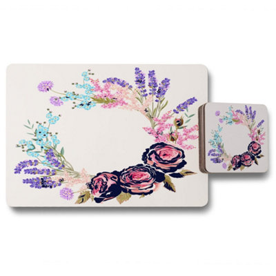 Andrew Lee Beautiful Reath (Placemat & Coaster Set) / Default Title from B&Q