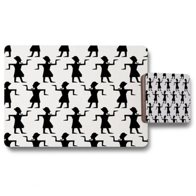 Andrew Lee Egyptian Tribal Art (Placemat & Coaster Set) / Default Title from B&Q