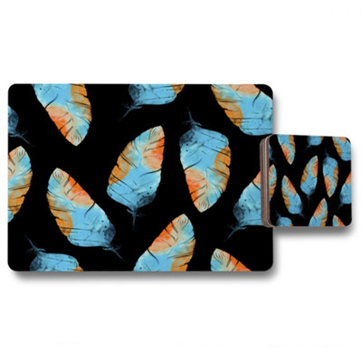 Andrew Lee Imprints Boho Feathers (Placemat & Coaster Set) / Default Title from B&Q