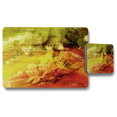 Andrew Lee Rustic Flowers (Placemat & Coaster Set) / Default Title from B&Q