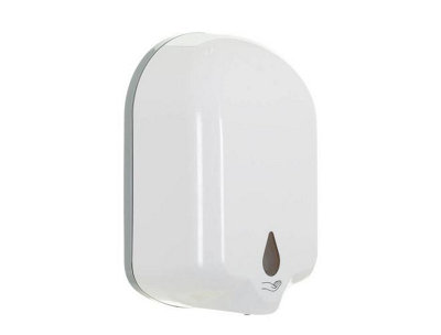 Aquarius Automatic Hand Sanitiser Soap Dispenser White from B&Q