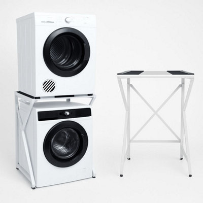 B&Q -  Dryerstand Maxi Universal Washing Machine Stacking Kit & Tumble Dryer FrameFreestandingNo DrillingFits Uk Front Loaders