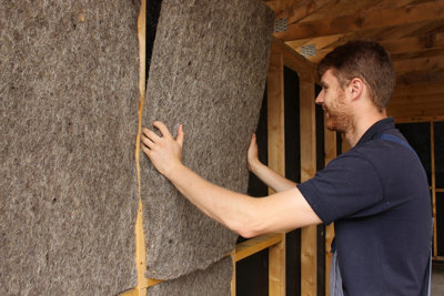 Sisalwool 100mm Pallet (Coverage 24.6M²) Natural Fibre Insulation 570 Wide from B&Q