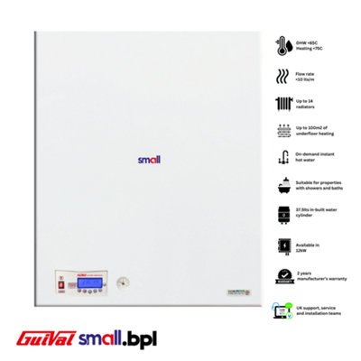 Fiamma 12Kw Small Bpl Electric Combi Boiler For Central Heating Filling Bath  Shower from B&Q