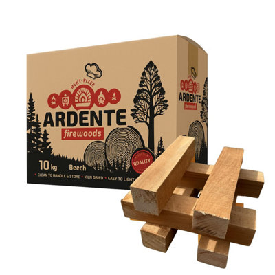  - 1 X 10Kg Pack Ardente Beech Pizza Fire Wood Oven Kiln Dried Suitable For Ooni Nero Ovens