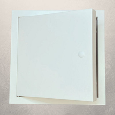 White Metal Access Panel 600mm X 600mm Fire Rated from B&Q