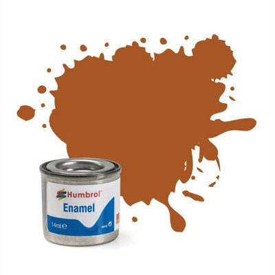 Humbrol No.9 Gloss Tan Enamel Paint14Ml Tin For Model KitsMiniatures & Craft Projects