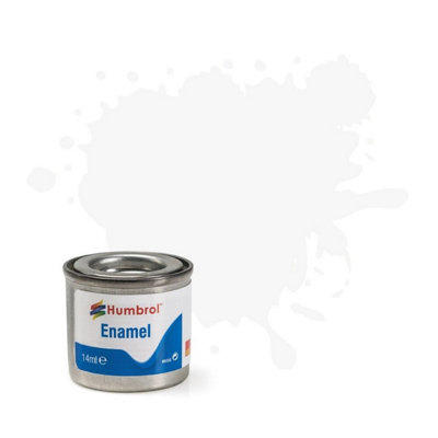 Humbrol Enamel No 22 White Gloss  (14ml) - AA0240 - Image 7
