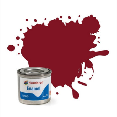 B&Q -  No.133 Satin Brown Enamel Paint14Ml Tin For Model KitsMiniatures & Craft Projects