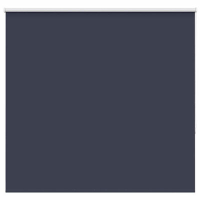 Berkfield Roller Blind Blackout Marine 145X130 Cm Fabric Width 141.6 Cm Polyester from B&Q
