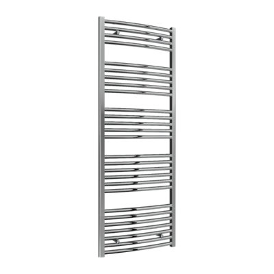 Reina Diva Curved Heated Designer Towel Rail1600 X 600mmChrome from B&Q