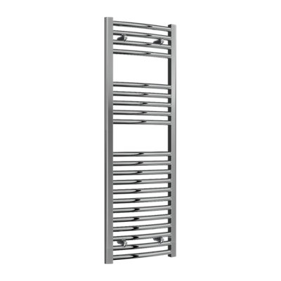 Reina Diva Curved Heated Designer Towel Rail1200 X 400mmChrome from B&Q