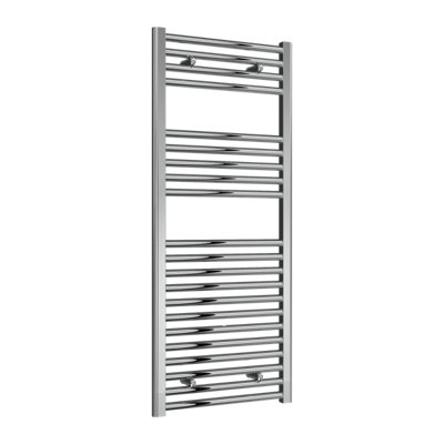Reina Diva Flat Heated Designer Towel Rail 1200 X 500mmChrome from B&Q