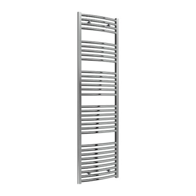 Reina Diva Curved Heated Designer Towel Rail1800 X 500mmChrome from B&Q