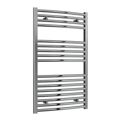 Reina Diva Curved Heated Designer Towel Rail1000 X 600mmChrome from B&Q