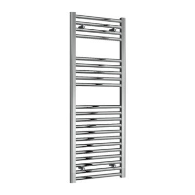 Reina Diva Flat Heated Designer Towel Rail 1200 X 450mmChrome from B&Q