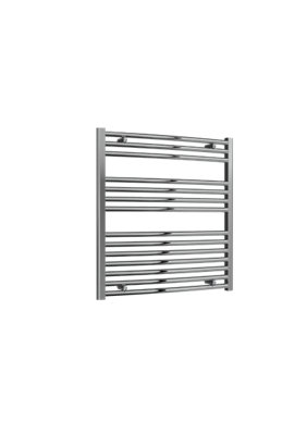 Reina Diva Curved Heated Designer Towel Rail800X750Chrome from B&Q