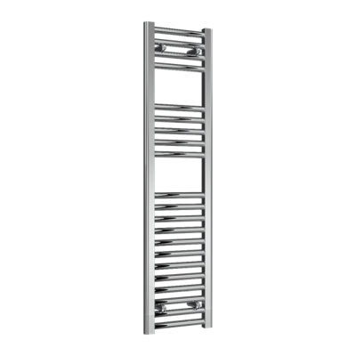 Reina Diva Flat Heated Designer Towel Rail 1200 X 300mmChrome from B&Q