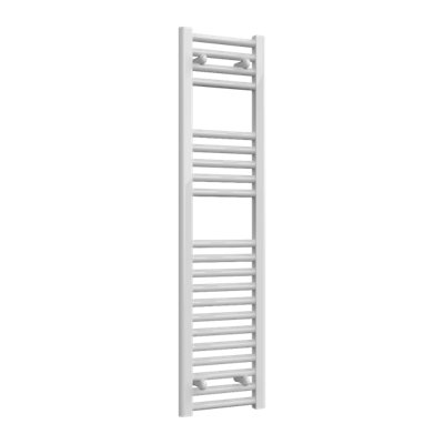 Reina Diva Flat Heated Designer Towel Rail 1200 X 300mmWhite from B&Q