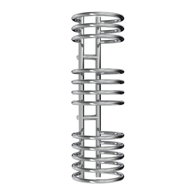 Reina Claro Circular Heated Designer Towel Rail900 X 300mmChrome from B&Q