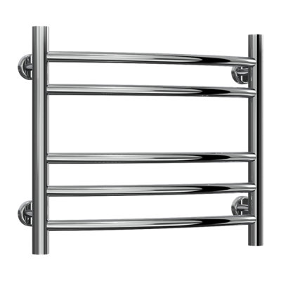 Reina Eos Heated Towel Rail430 X 500mmPolished Stainless Steel from B&Q