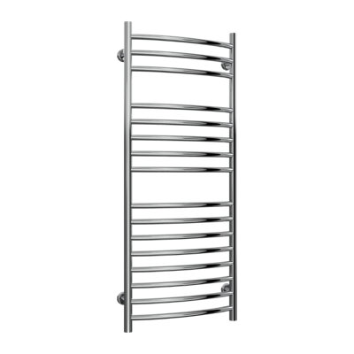 Reina Eos Heated Towel Rail1200 X 500mmPolished Stainless Steel from B&Q