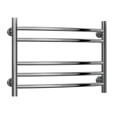 Reina Eos Heated Towel Rail430 X 600mmPolished Stainless Steel from B&Q