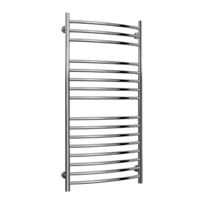 Reina Eos Heated Towel Rail1200 X 600mmPolished Stainless Steel from B&Q